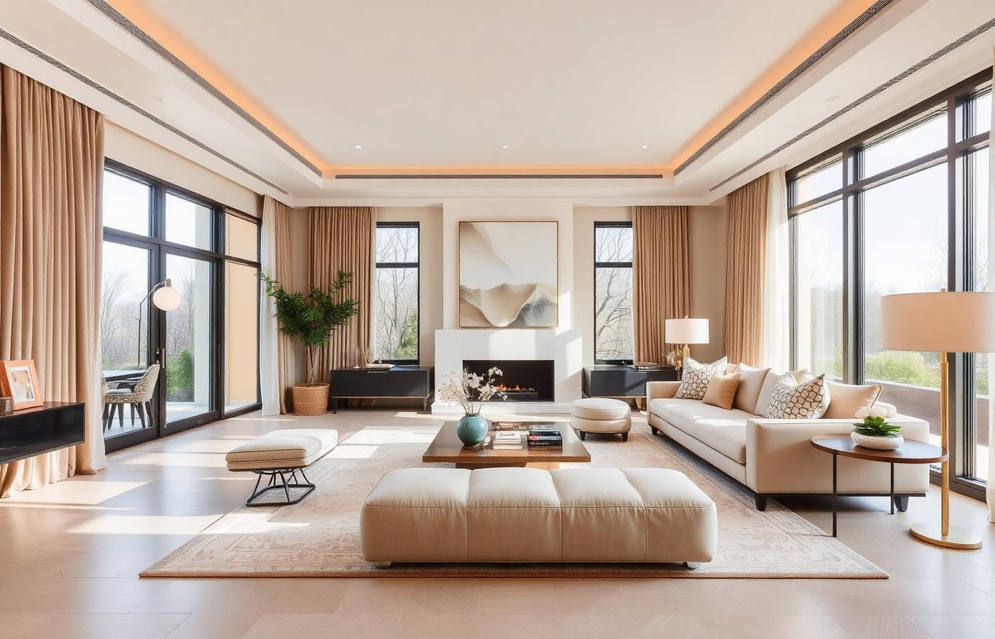 Light-filled living spaces